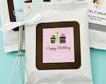 Personalized Birthday Hot Cocoa + Optional Heart Whisk  baby favors