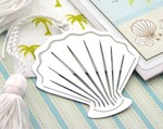 "A Jewel From the Sea" Seashell Bookmark baby favors